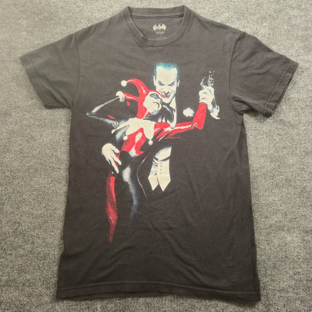 Batman "The Joker &‎ Harley Quinn" Alex Ross DC Comics S Shirt